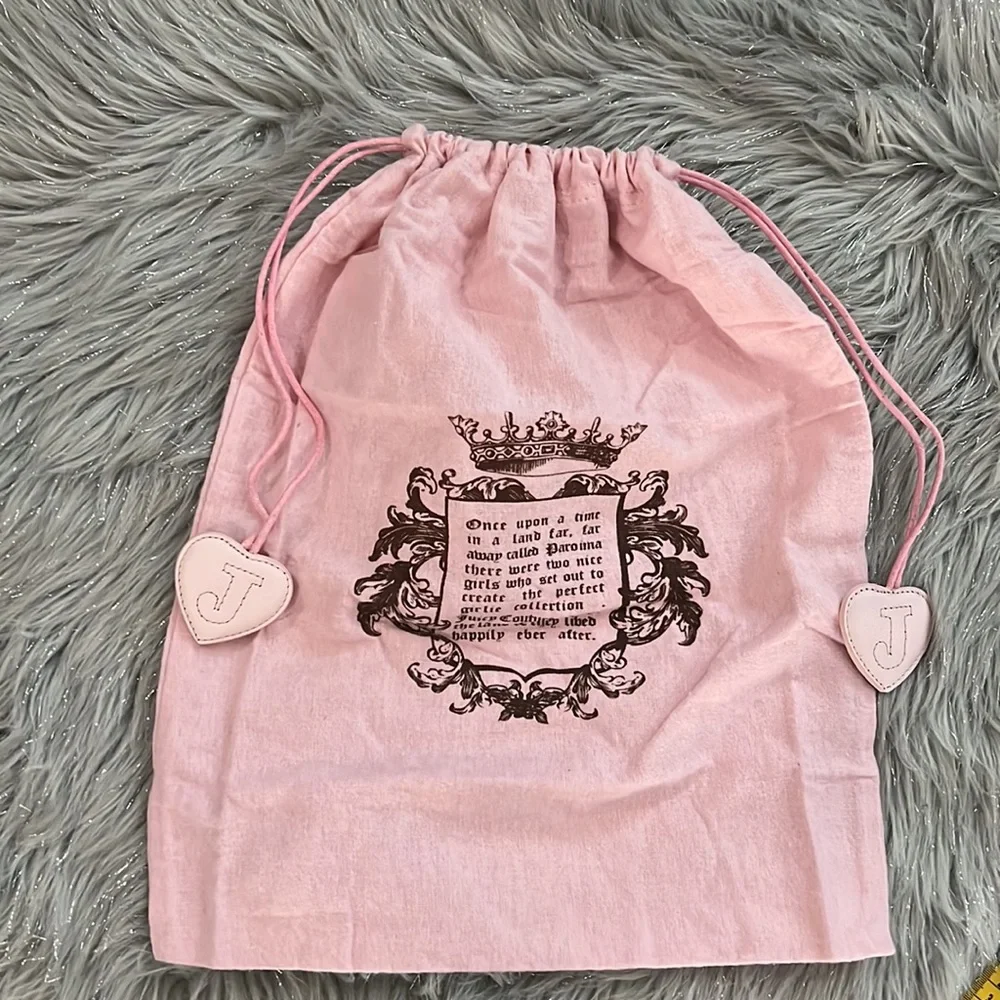 New Vintage Juicy Couture Beige Leather Satchel Bag NWT - Picture 13 of 13